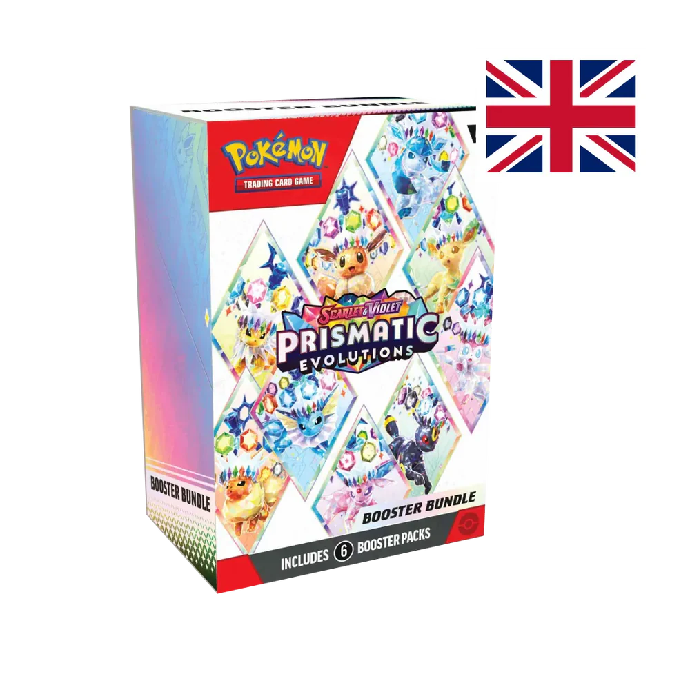 Pokémon TCG: Scarlet & Violet – Prismatic Evolutions Booster Bundle (6 Booster Packs)