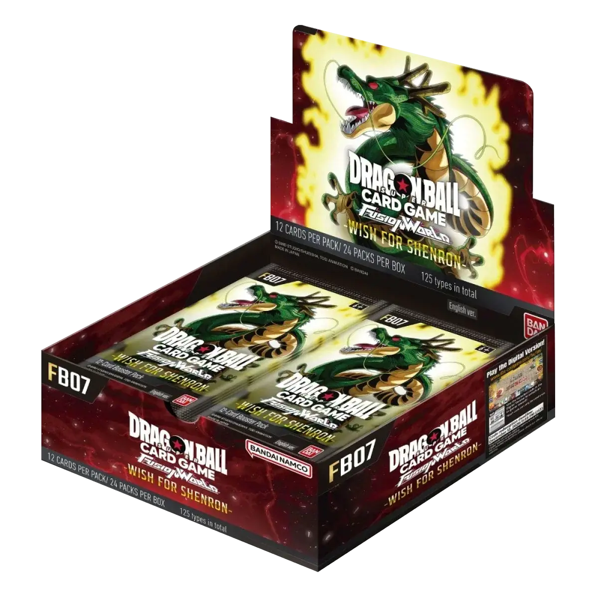 Dragon Ball Wish for Shenron Fusion World Booster Box – collectible trading cards for Dragon Ball fans