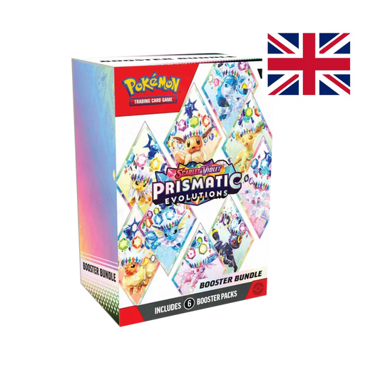 Pokémon TCG: Scarlet & Violet – Prismatic Evolutions Booster Bundle (6 Booster Packs)